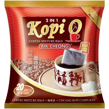 Aik Cheong 2in1 Kopio Sugar Added 20g X 20