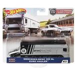Hot Wheels Premium Car Culture Team Transport H 1 64 Scale Mercedes-benz 300sl Euro Hauler Model Set 21