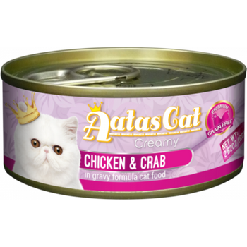 Aatas Cat Creamy Chicken And Crab in Gravy 80g