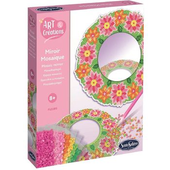 Sentosphere Art And Creations Mirror Mosaic Flowers