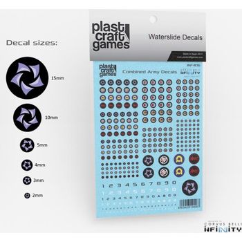 Plast Craft Games Infinity Decals Combined Army