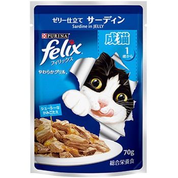 Purina Felix Sardine In Jelly Pouch 70G