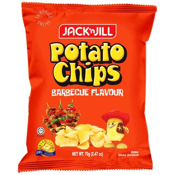 Jack 'n Jill Potato Chips BBQ Flavor 70g