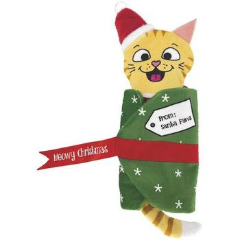 Kong Toy For Cats Christmas Cat In A Blanket 85g