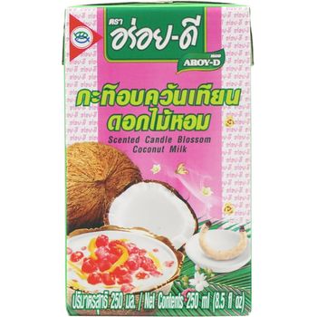 Aroy-D Coconut Scented Candle Blossom Coconut Milk 250ml