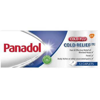 PANADOL COLD+FLU COLD RELIEF 12S