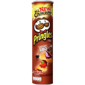 Pringles Potato Crisps Smoky Bbq 110g