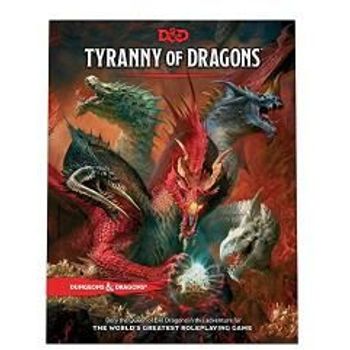 Wizards of the Coast Tyranny of Dragons Adventure Book combines Hoard of the Dragon Queen + The Rise of Tiamat