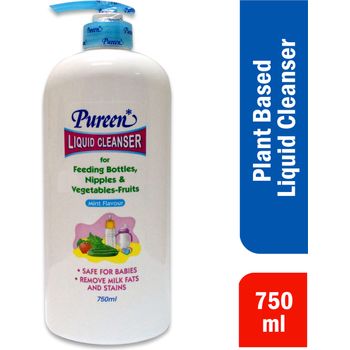 Pureen Liquid Cleanser For Feeding Bottles Nipples Veg Mint