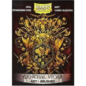 Arcane Tinman Dragon Shield Art Card Sleeves Standard Size 100ct With General Vicar Coat Of Arms Artwork