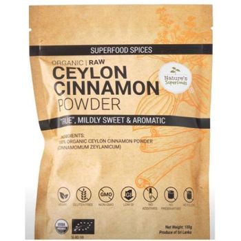 Nature's Superfoods Organic Ceylon Cinnamon Powder 100g