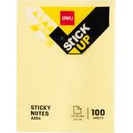 Deli 12 Pad Yellow Sticky Notes 3 x 3 Inch