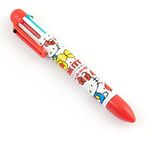 Hello Kitty Multi Color Ballpoint Pen 6 Colors 0.7mm