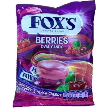 Fox's Crystal Clear Berries Oval Candy 125g