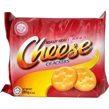 Hup Seng Cap Ping Pong cheese crackers 180g