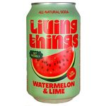 Living Things Watermelon & Lime Natural Soda 330ml