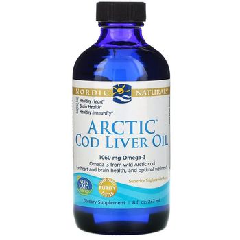 Nordic Naturals Cod Liver Oil Plain 237ml