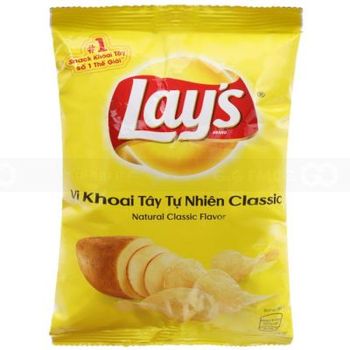 Lay's Potato Chips Natural Classic Flavor 58g