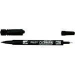Pilot Begreen Twin Permanent Marker Fine Black Pack Of 10
