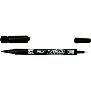 Pilot Begreen Twin Permanent Marker Fine Black Pack Of 10