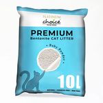 Platinum Choice Premium Bentonite Cat Litter Baby Powder 10Kg