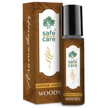 Safe Care Woody Roll On Aromatherapy Wind Oil 10ml