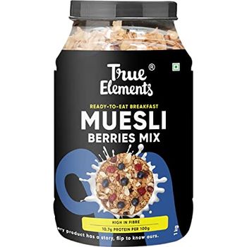 True Elements Cranberry And Blueberry Muesli 1kg
