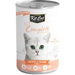 Kit Cat Canned Food Complete Cuisine Chicken and Salmon in Broth 150g