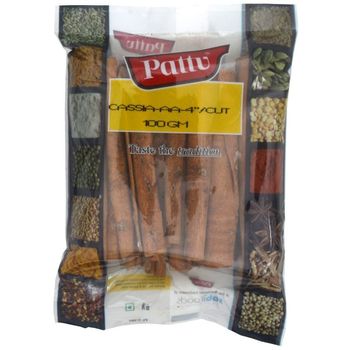 Pattu Cinnamon Bark Cassia AA 4 Cut 100g