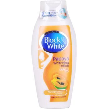 Block & White Papaya Whitening Lotion Spf 15 200ml
