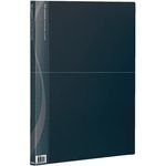 Nakabayashi A3 Clear Book 20 Pocket Basic Color Black