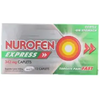 Nurofen Express 342mg Caplets 12's
