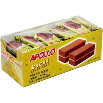 Apollo Layer Cake Cocoa 24 x 18g