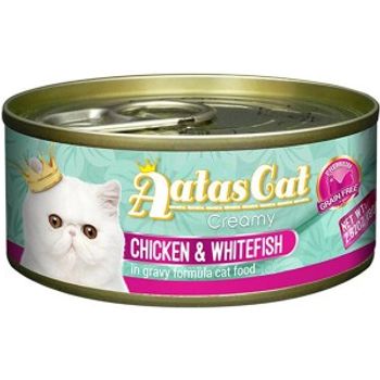 Aatas Cat Canned Food Creamy Chicken And Whitefish 80g