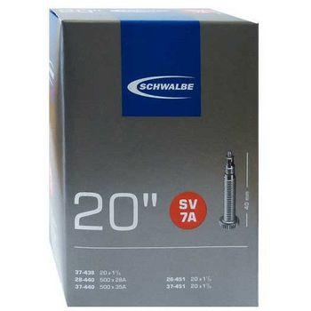 Schwalbe Tube 20" Sv7A 40 Mm 105g