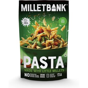 Millet Bank Pasta Made With Little Millets Zero Maida 175g