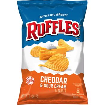 Ruffles Potato Chips Cheddar Sour Cream