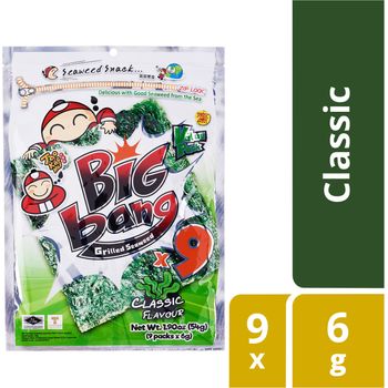 Tao Kae Noi Big Bang Grilled Seaweed Classic
