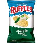 Ruffles Frito Lay Ruffles Potato Chips 184g Jalapeno Ranch