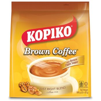 Kopiko Brown Long Pack 3 In 1 Instant Coffee Mix 30 Bags 27.5g