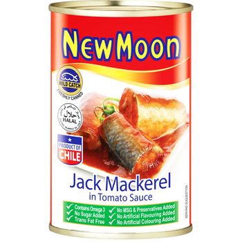 New Moon Jack Mackerel In Tomato Sauce 425g