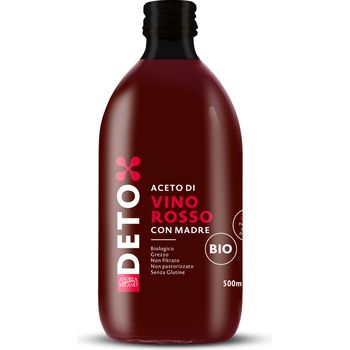 Detox Andrea Milan Organic Unfiltered Red Wine Vinegar With 500ml