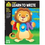 School Zone Giant Learn To Write Workbook