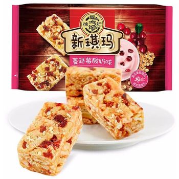 徐福记蔓越莓酸奶味沙琪玛220G | Xu Fu Ji Sachima Cranberry Yogurt Flavor 220g