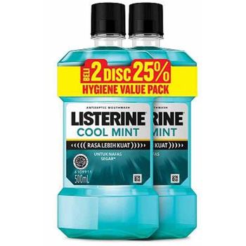 Listerine Coolmint Twin Pack 500ml