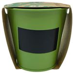Boutique Garden Pastel Colours Pots Chalk Basil