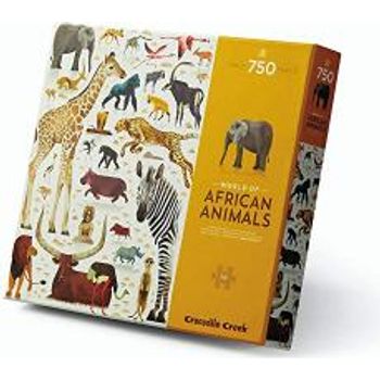 Crocodile Creek World Of African Animals 750 Piece Jigsaw Puzzle All Ages 18 In X 24 In