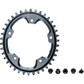 absoluteBLACK Chainring CX 1x Oval 110/5 42T Grey
