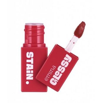 Emina Glossy Stain Blendable Lip Tint 09 Red Bean 3g