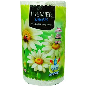 Premier Towels Super Absorbent Simply Efficient With Air Pocket 1 Roll